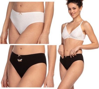 LAMA bikini FIGI 122-42 BAWEŁNA 3-pak # L 40