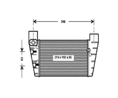 Інтеркулер audi a4 b7 2005-08 1,8 20v turbo фото №1