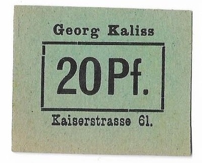 Wrocław - Georg Kaliss - 20Pf