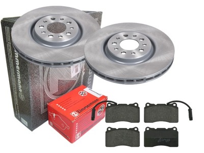 Гальмівні диски + гальмівні колодки zimmermann перед alfa romeo 159 brera 330mm фото №1