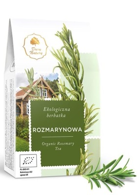 Herbatka ROZMARYNOWA rozmaryn BIO 80g - Dary Natury