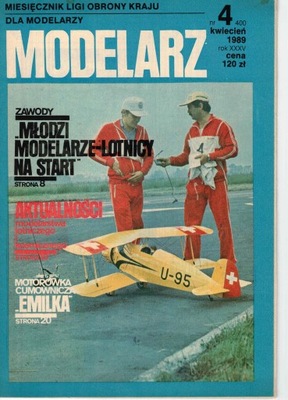 Modelarz 4/1989 motorówka cumownicza EMILKA