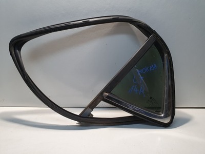 Opel mokka mokka x стекло drwi левый задняя хром фото №1