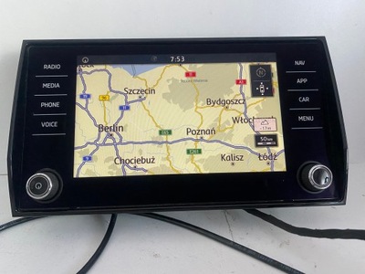 Sat nav mib2 экран 8' радио skoda kodiaq karoq фото №1