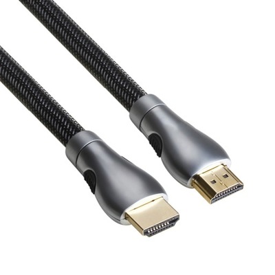 MCTV-705 56660 Przewód kabel HDMI-HDMI 3m v2.0 30AWG 4K 60Hz metalowe koncó