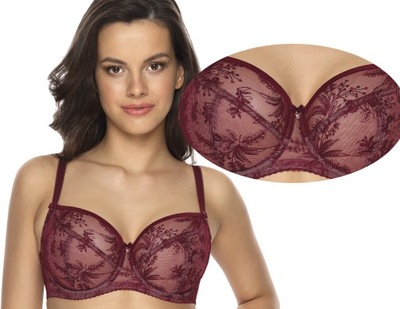 GAIA 1035 JASMINE biustonosz SOFT bordo # 70G