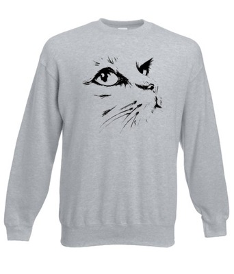 Bluza KOT kotek kotem grumpy mruk cat M
