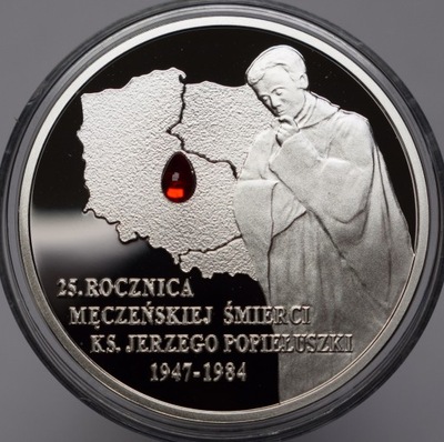 2009 III RP 25 rocznica śmierci Jerzego Popiełuszko 10 złotych