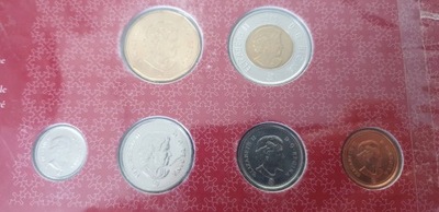 Zestaw obiegowych monet kanadyjskich 2010 Kanada