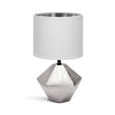 Ceramiczna lampka stojąca stołowa ozdobna E14