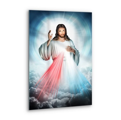 Foto Obraz dekoracja Portret Jezus Miłosierny