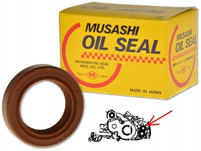 Mitsubishi eclipse ii 94-99 2.0 сальник вала фото №1