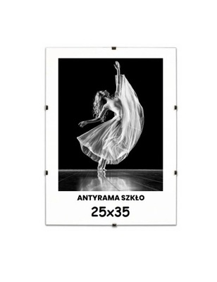 Antyrama szklana 25x35 szkło