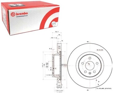 DISCOS DE FRENADO 2SZT. PARTE DELANTERA TESLA MODELO S MODELO X ELECTRIC 09.12-  