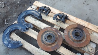 S7 4g a7 супорти гальмівні диски задня 356mm s6 a6 c7 фото №1