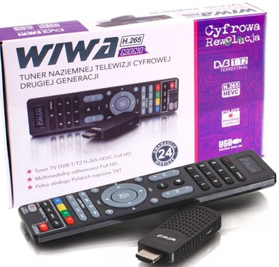 Tuner Dekoder Wiwa H.265 DVB-T/T2 HEVC MINI