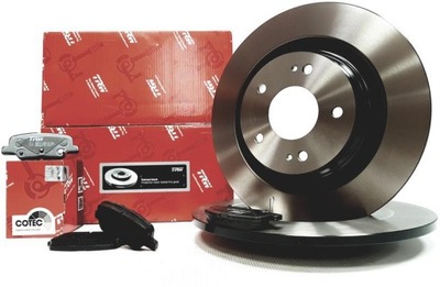 TRW DISCS PADS REAR MITSUBISHI ASX 302MM - milautoparts-fr.ukrlive.com