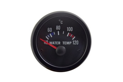 AUTO GAUGE VDO BLACK WATER TEMPERATURE INDICADOR CONTADOR TEMPERATURA DE AGUA 52MM  