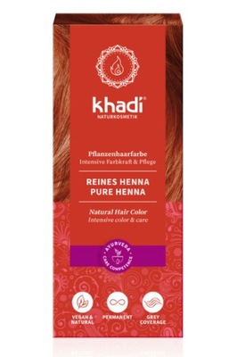 Khadi Naturalna Henna Czerwień RED 100g