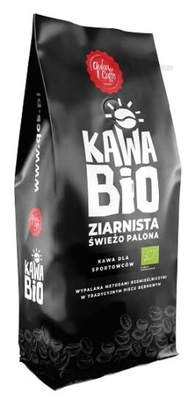Kawa arabica/robusta ziarnista dla sportowców bio