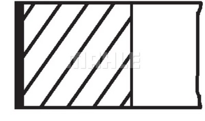 КОЛЬЦА ПОРШНЕВЫЕ FIAT 1.6D 06- 007RS001560N0/MAH