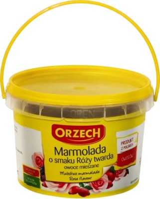 Orzech Marmolada Róża plastik 250g