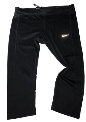 NIKE Running Leginsy-Rybaczki Sportowe roz L