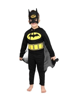 Strój karnawałowy Batman Bal przebierańców kostium r. 116