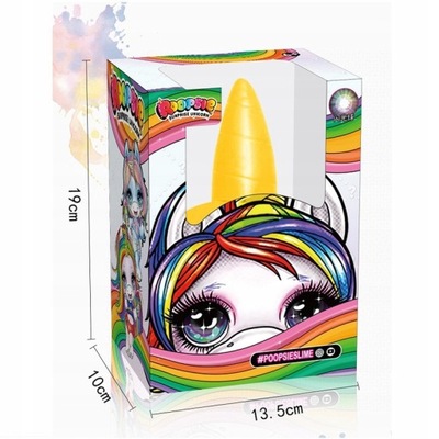 Bright Rainbow Unicorn Poopsie Slime Licorne