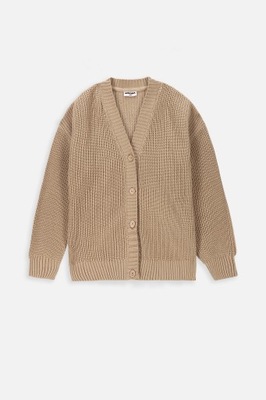 Sweter Rozpinany Dla Dziewczynki 128 beżowy Mokida