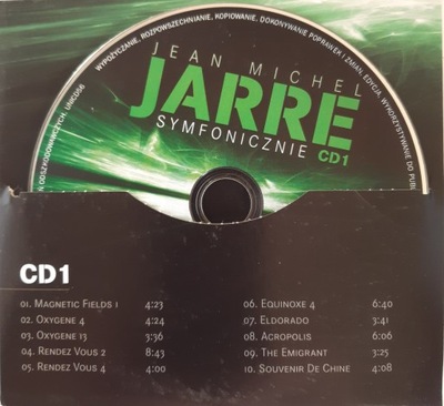 Jean Michel Jarre symfonicznie . Muzyka instrumentalna na płycie CD