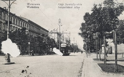 Pocztówka Warszawa - Aleje Jerozolimskie