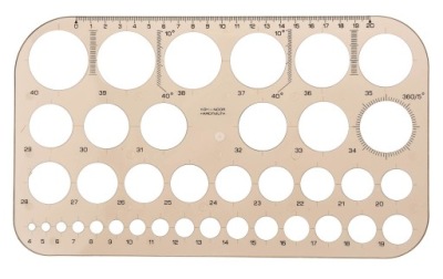 Szablon koła, zestaw