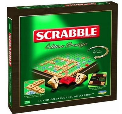 Scrabble wersja drewniana premium, język francuski !