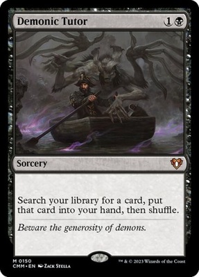 MtG: Demonic Tutor (CMM) *foil*