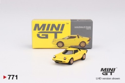 LANCIA STRATOS HF STRADALE GIALLO FLY 1975 - 1:64 - Mini GT