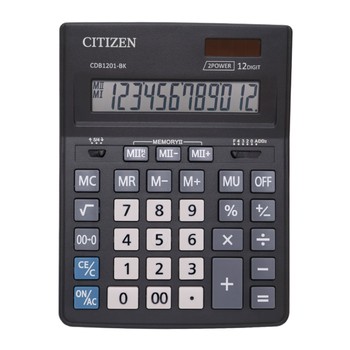Kalkulator biurowy CITIZEN CDB-1201BK 12-cyfrowy
