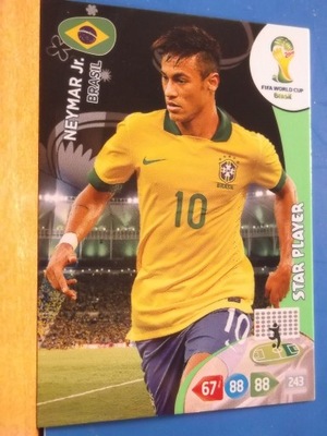 Karta PANINI WORLD CUP BRAZIL 2014 Neymar Brazylia