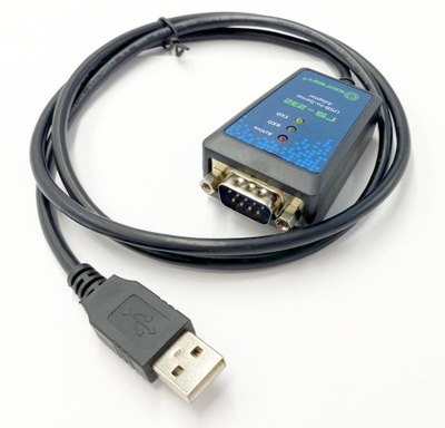 Konwerter USB-RS232 z przewodem (FTDI FT232) LED