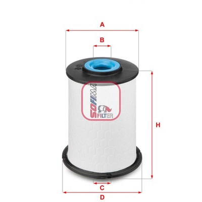 FILTRO COMBUSTIBLES CONVIENE DO: CHEVROLET AVEO, TRAX; OPEL  