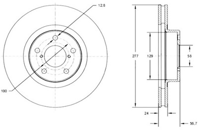 TOMEX BRAKES DISCOS DE FRENADO 2 PIEZAS SUBARU FORESTER 97-02  