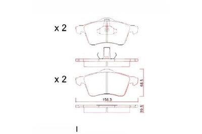 ZIMMERMANN ZAPATAS DE FRENADO VW T4 95-  