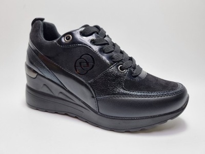 Sneakersy Jezzi 21PB35-4001 czarny 40