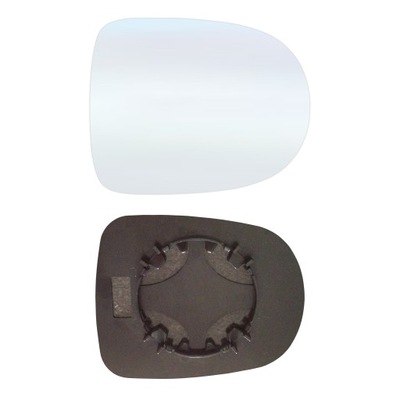 Renault modus 2008+ вкладиш дзеркало правий sfer+ pm фото №1