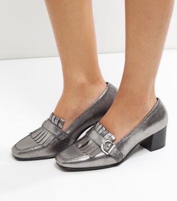 Buty skórzane mokasyny NEW LOOK Scloafer r. 37