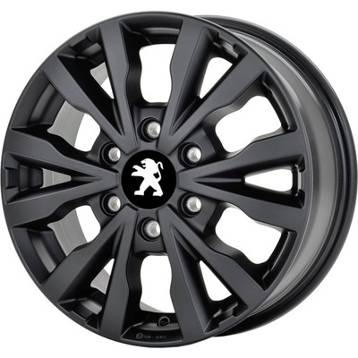 NEW ALLOY WHEELS (TITANIUM) MAKE PLATIN-PEUGEOT 16