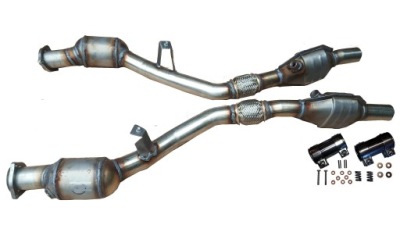 Катализатор audi s4 quattro 4.2i bbk 11/2004- фото №1