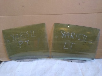 Yaris ii стекло дверь задняя правая фото №1