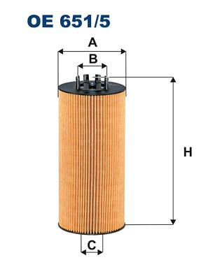 ФИЛЬТРON OE 651/5 ФИЛЬТР МАСЛА