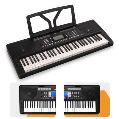 Keyboard MIDI PRO pełnowymiarowy 61 klawiszy czułych na nacisk Rhapsody61P